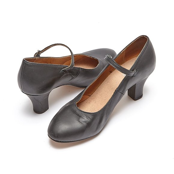 Leather Bloch Ladies Cabaret Character Dance Shoes Leather Size 7 - Picture 6 of 11